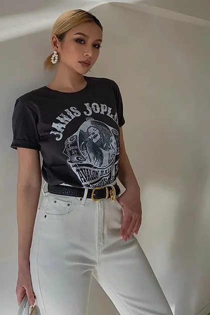 Letter Print Workout Short Sleeve Shirt
