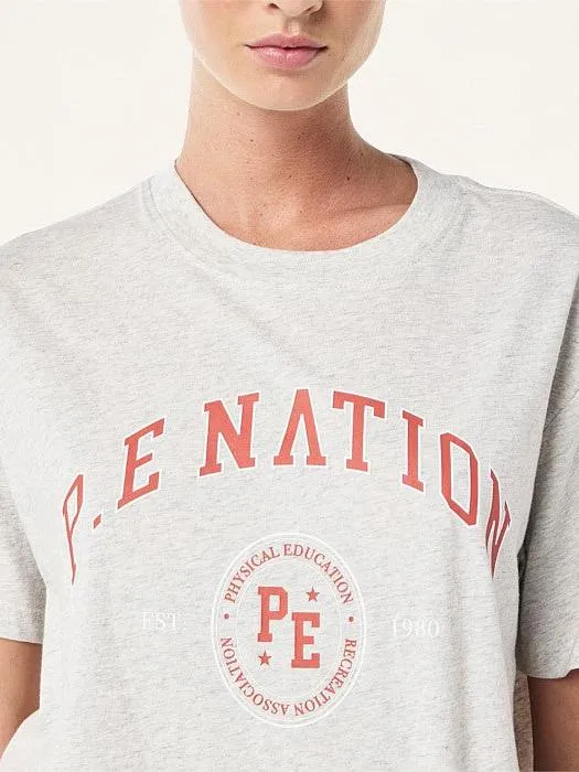 Liberation Tee In Light Grey Marle