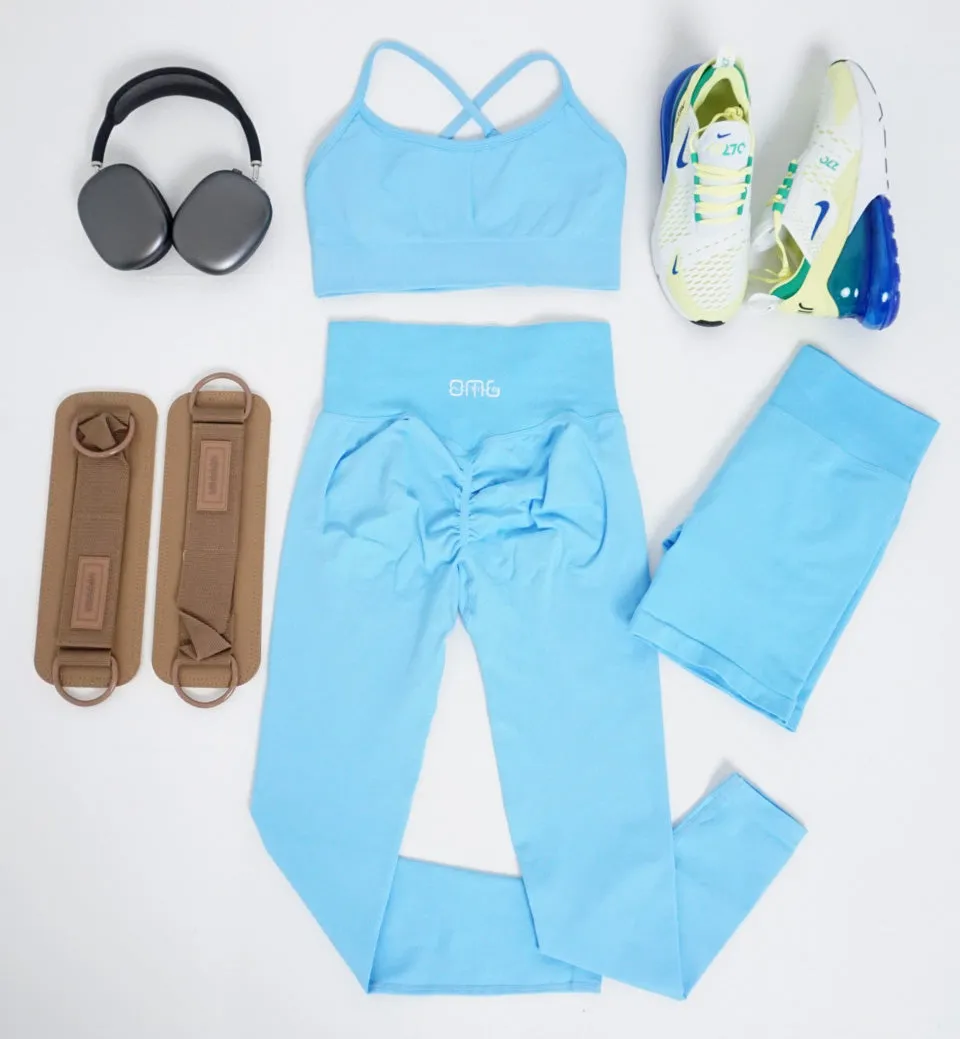 Light Blue Active Leggings