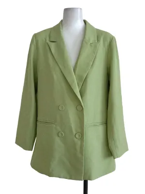 Lime Green Plain Blazer TCL