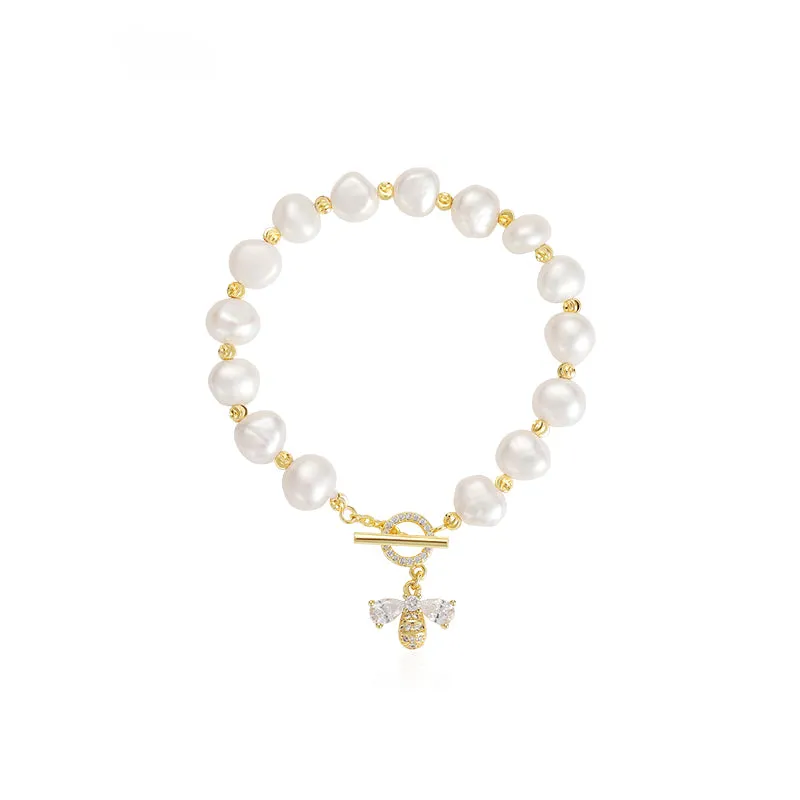 Little Bee Freshwater Pearl Bracelet