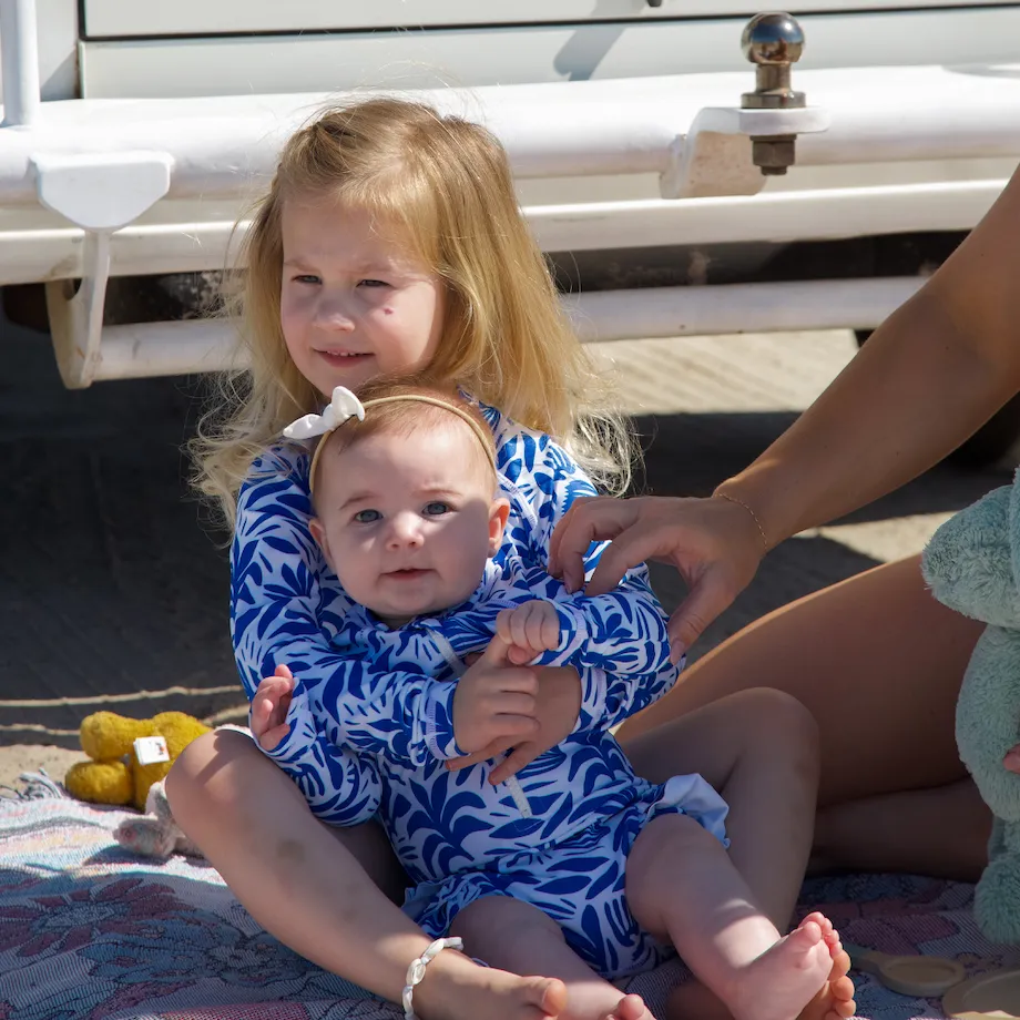 LOLA KIDS SURF SUIT - SANTORINI