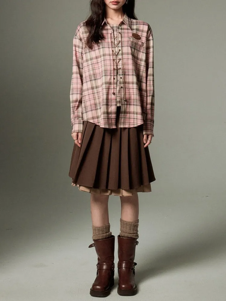loose casual long sleeve shirt