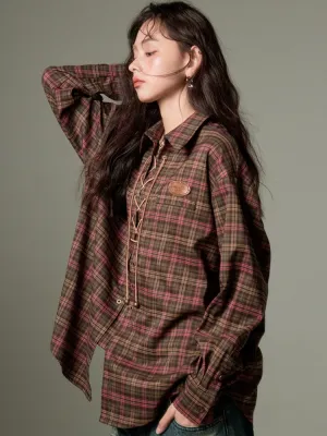 loose casual long sleeve shirt