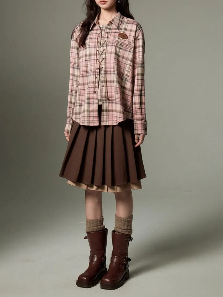 loose casual long sleeve shirt