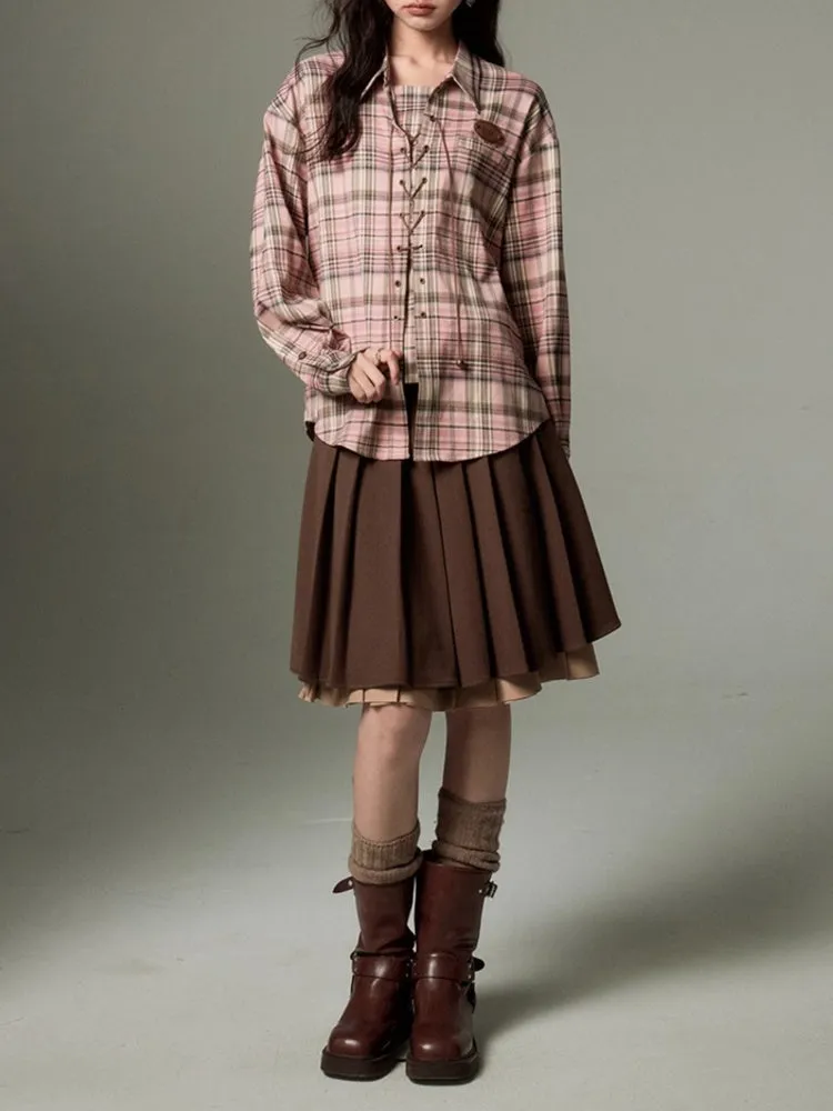 loose casual long sleeve shirt