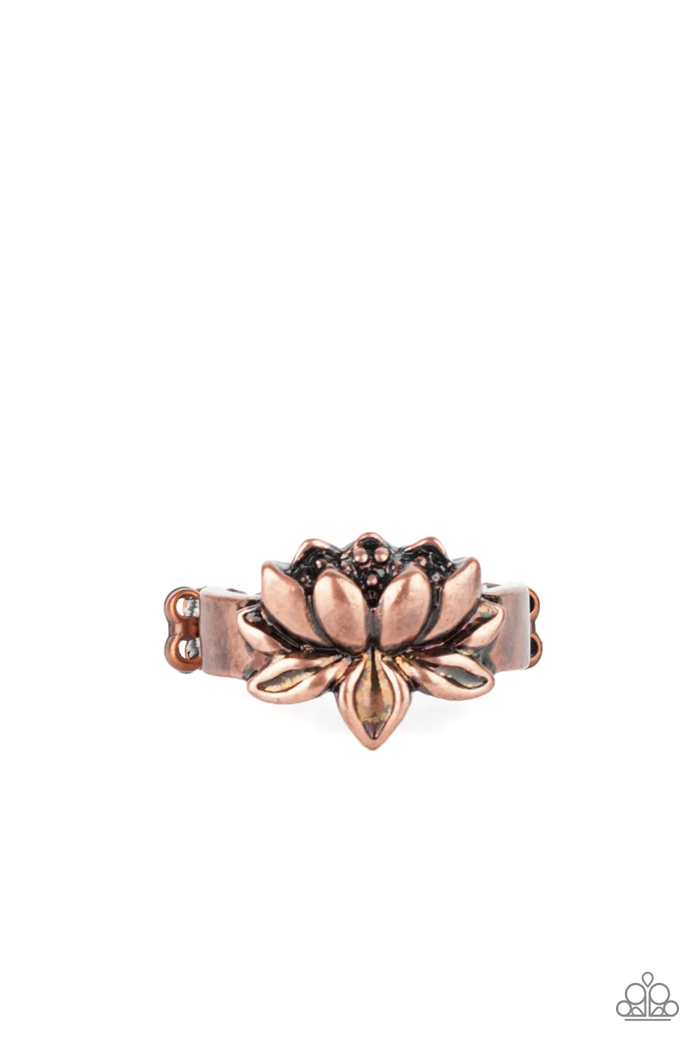 Lotus Crowns - Copper - Paparazzi Accessories