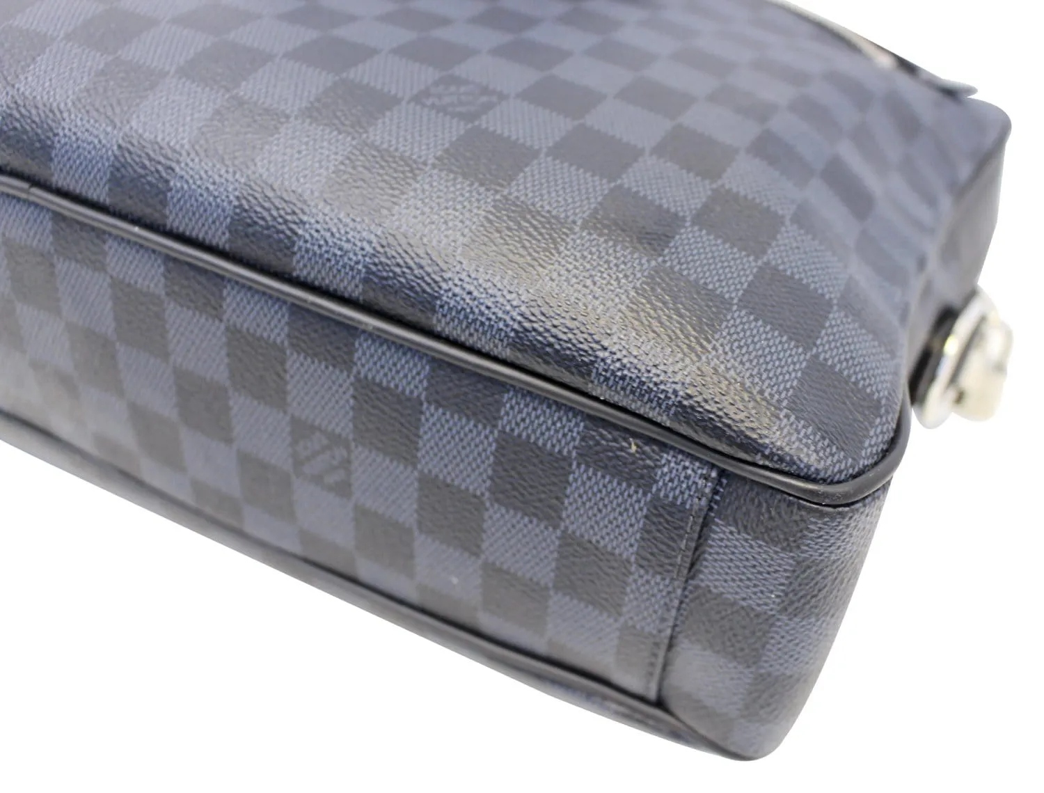 LOUIS VUITTON Cobalt Damier Canvas Porte-Document Business Briefcase Bag