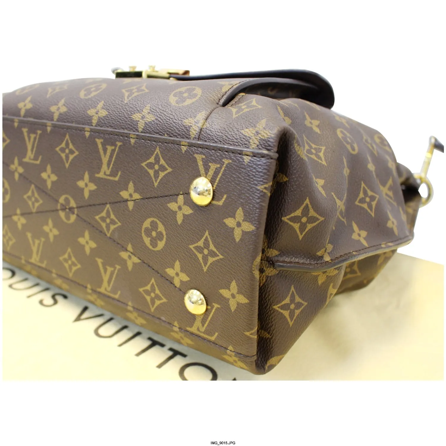 LOUIS VUITTON Metis Hobo Monogram Canvas Shoulder Bag with Strap