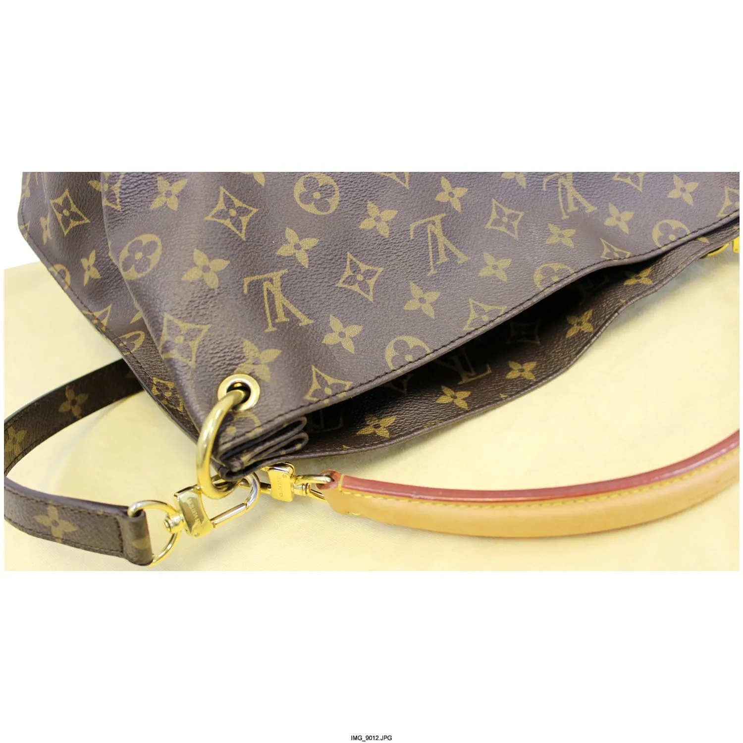 LOUIS VUITTON Metis Hobo Monogram Canvas Shoulder Bag with Strap