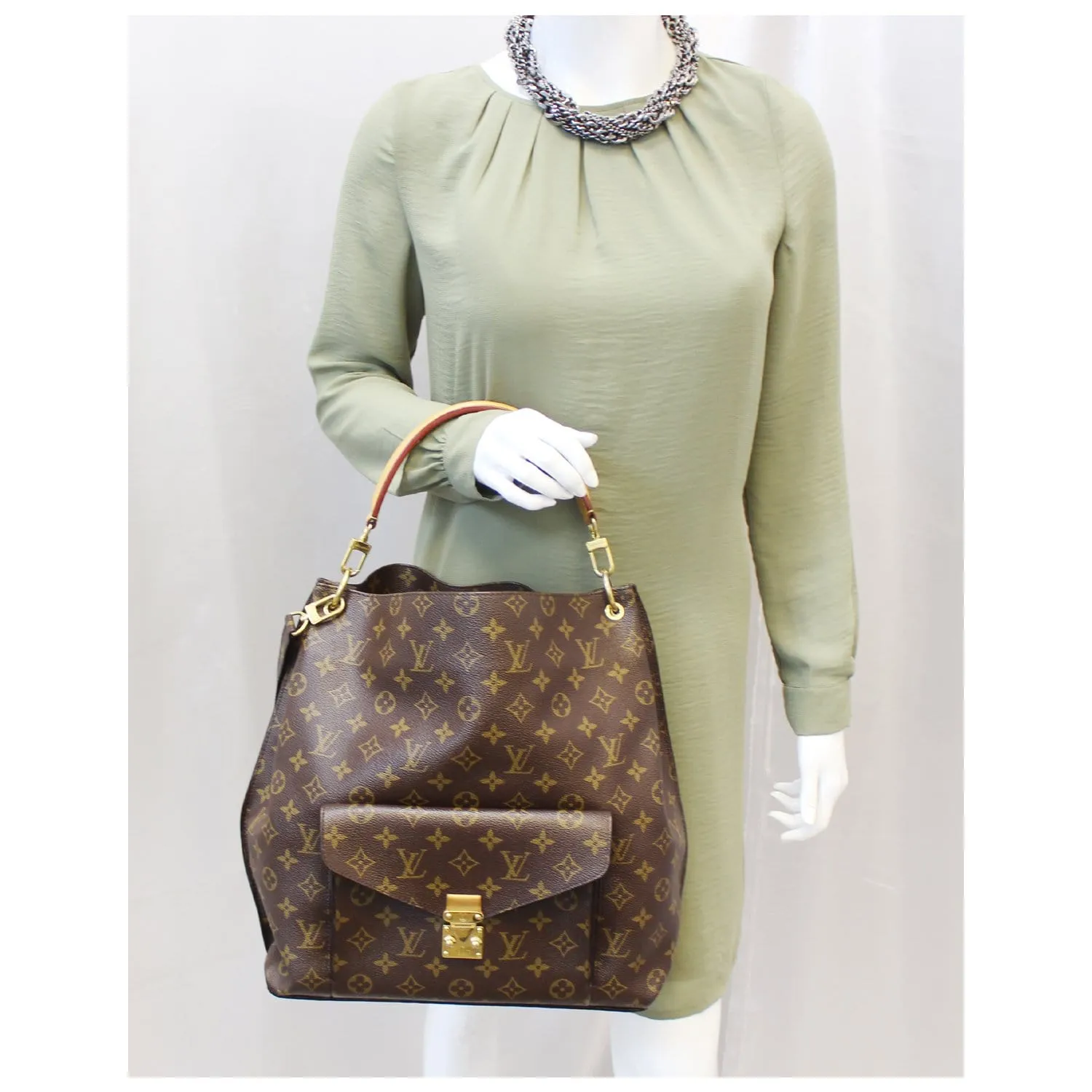 LOUIS VUITTON Metis Hobo Monogram Canvas Shoulder Bag