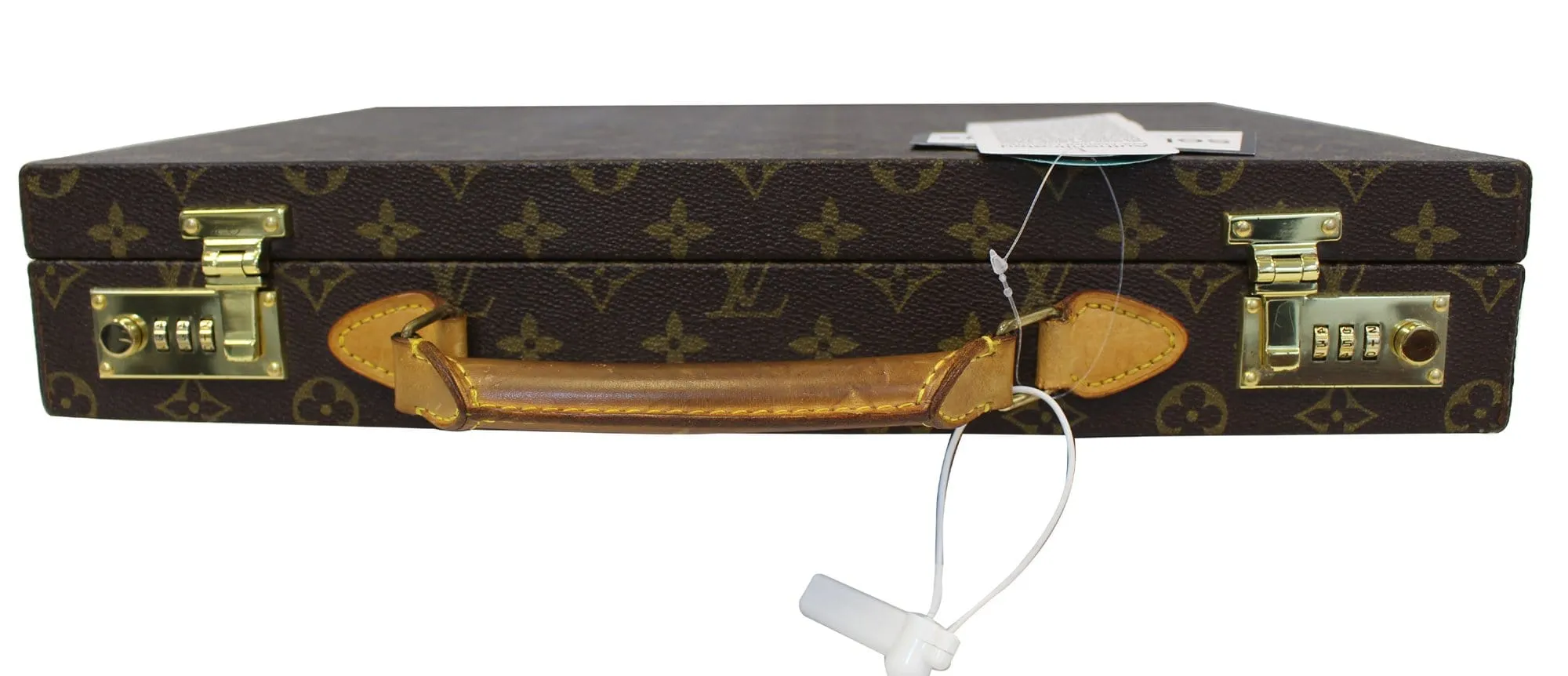 LOUIS VUITTON Monogram Canvas Brown Briefcase Bag