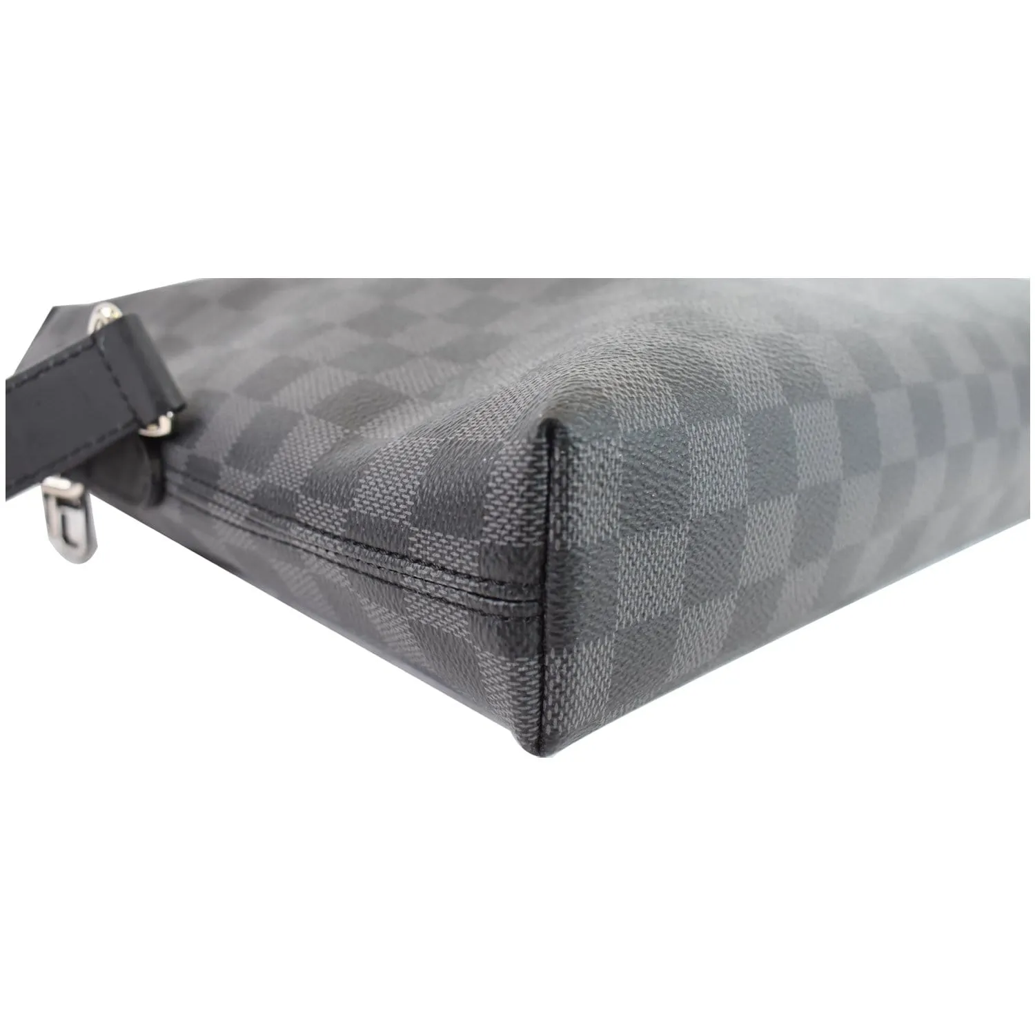 LOUIS VUITTON Porte-Documents Jour Graphite Briefcase Shoulder Bag Black - 20% OFF