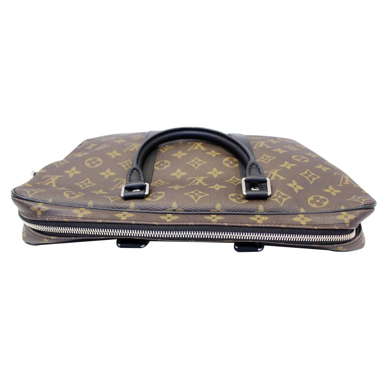LOUIS VUITTON Porte-Documents Voyage PM Monogram Macassar Briefcase - 15% OFF