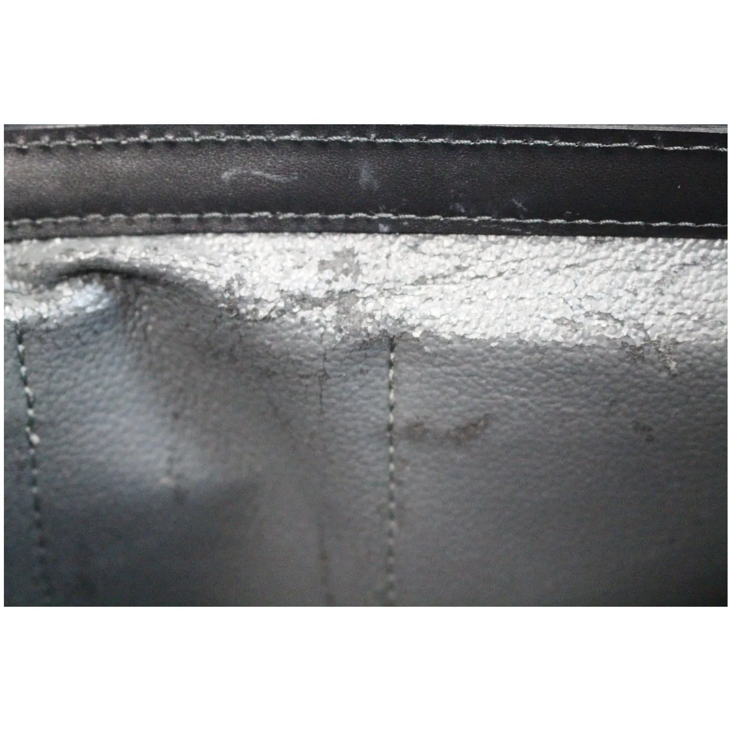 LOUIS VUITTON Sorbonne Epi Leather Briefcase Travel Bag Black