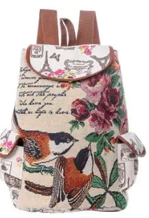 Lovely Cat Drawstring Backpack