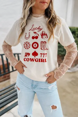Lucky Cowgirl Top