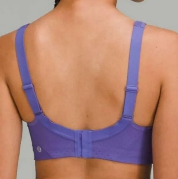 Lululemon Run Times High Support Run Sports Bra in Charged Indigo Purple 34D