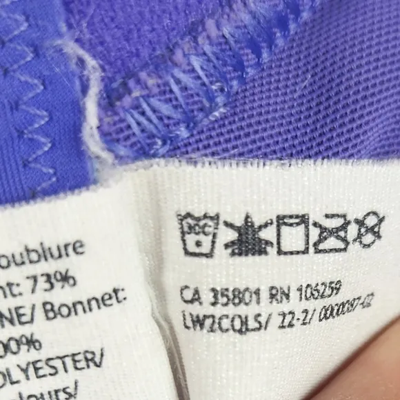 Lululemon Run Times High Support Run Sports Bra in Charged Indigo Purple 34D