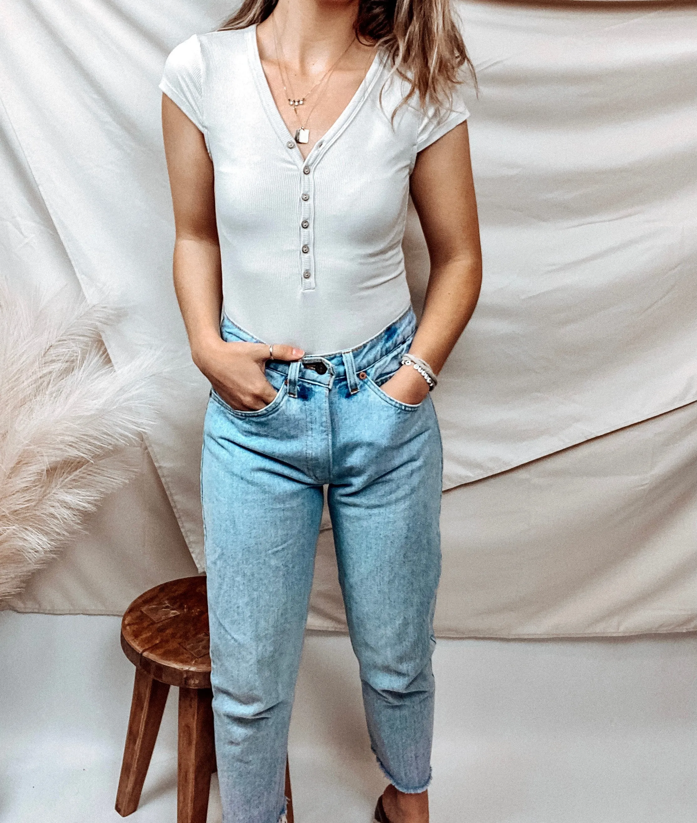 Lux Henley Bodysuit