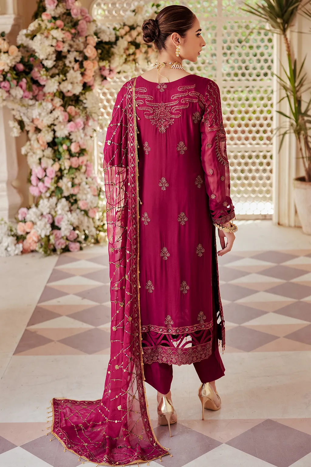 LX 09 | Collections Emaan Adeel Luxe Chiffon Collection 2023 | Unstitched and Stitched RTW Chiffon Embroidered Suits