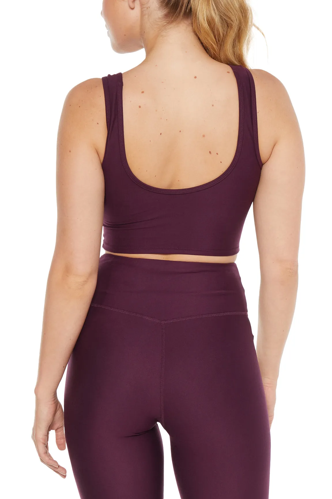 Marley Long Bra (Potent Purple/Gold)