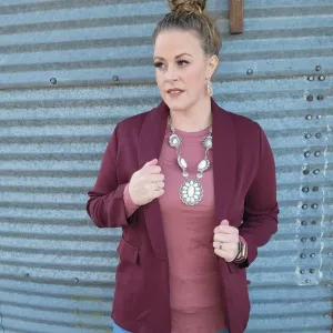 Maroon Blazer