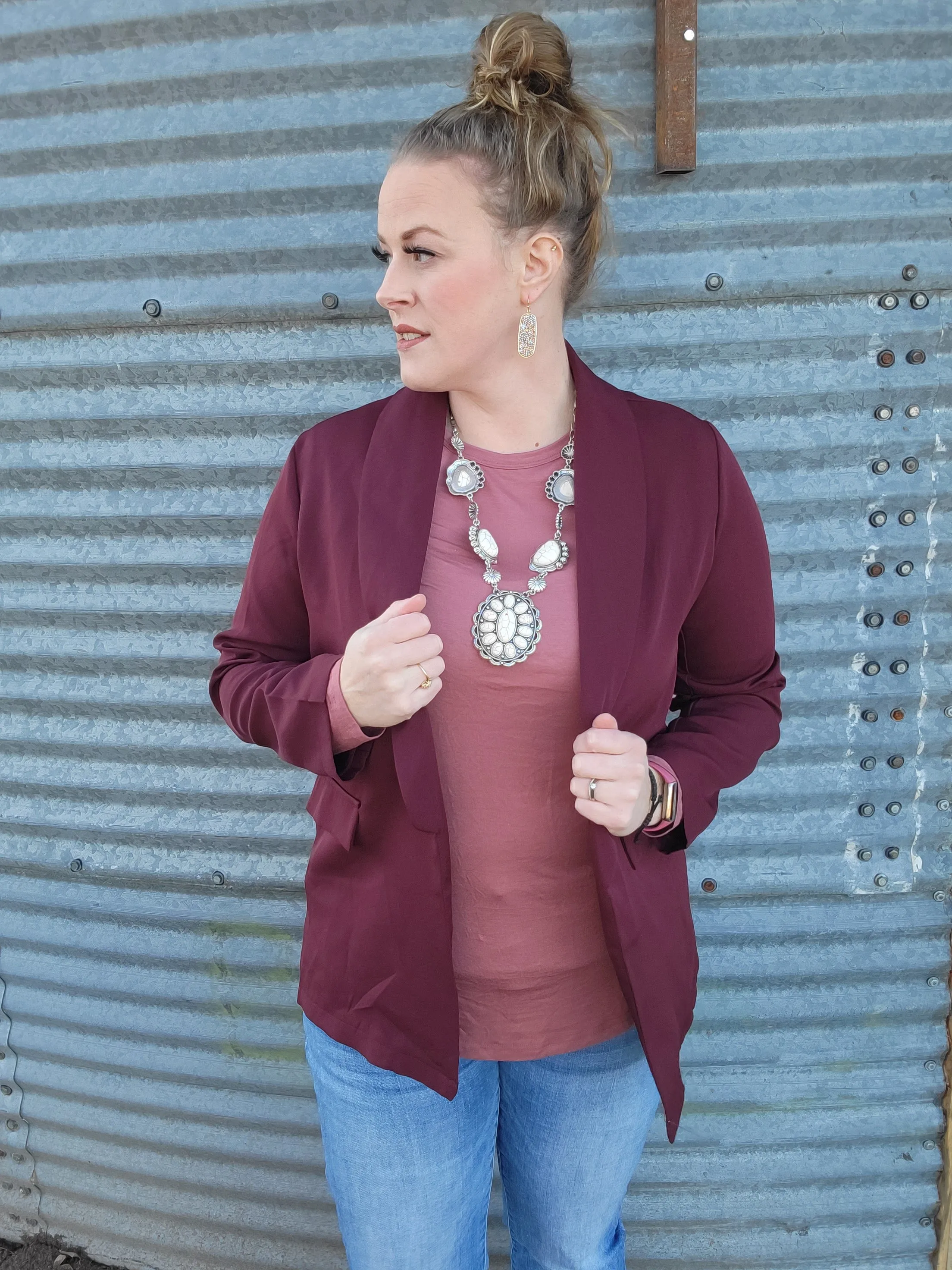 Maroon Blazer