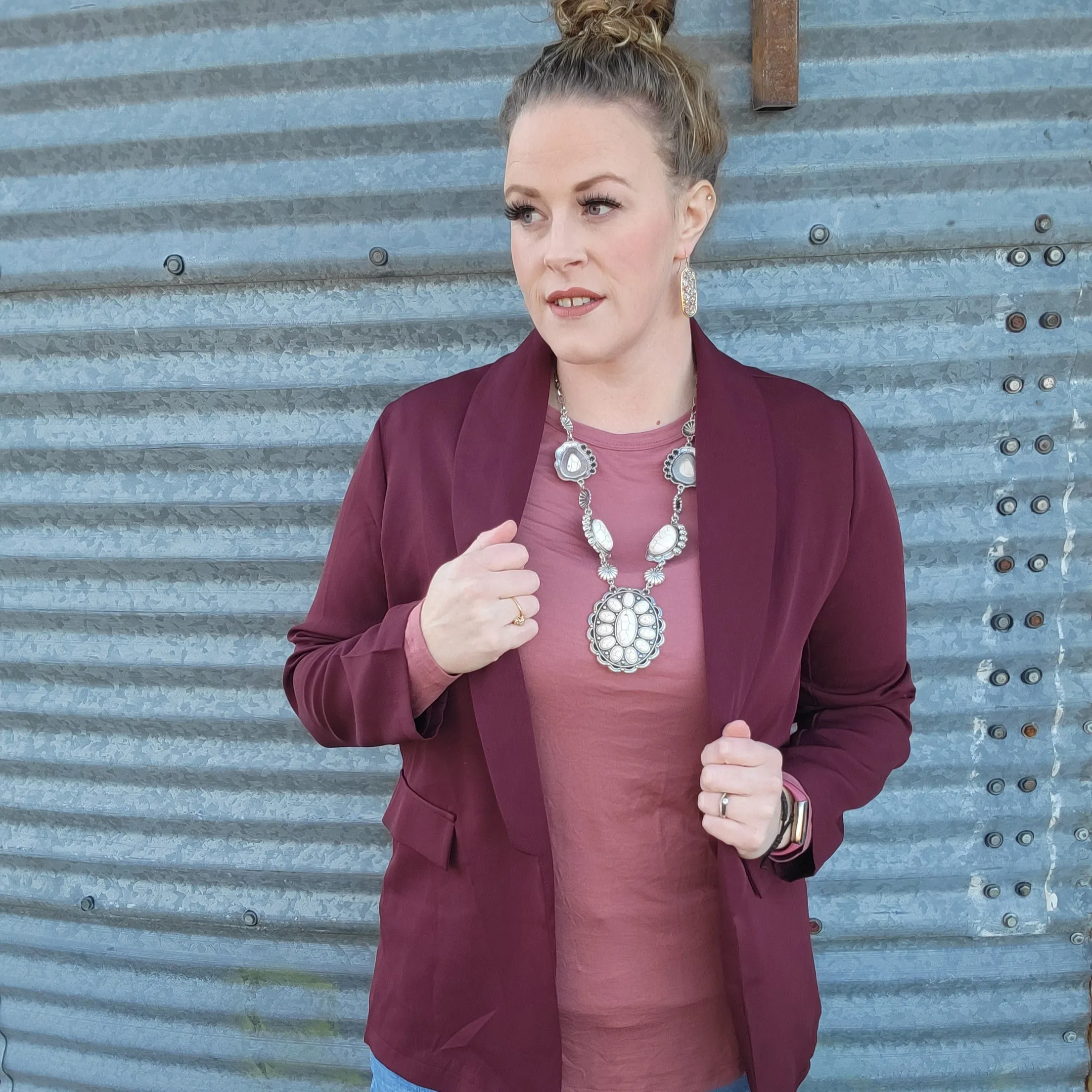 Maroon Blazer