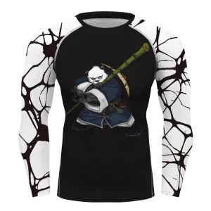 Master Panda Jiu Jitsu Compression Shirt - BJJ, MMA, Muay Thai