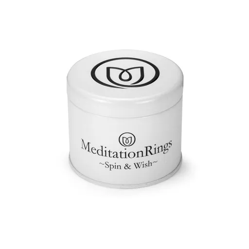 Meditation Ring Peace Sterling Silver Spinning Band