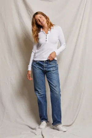 Megan, Polo button tee
