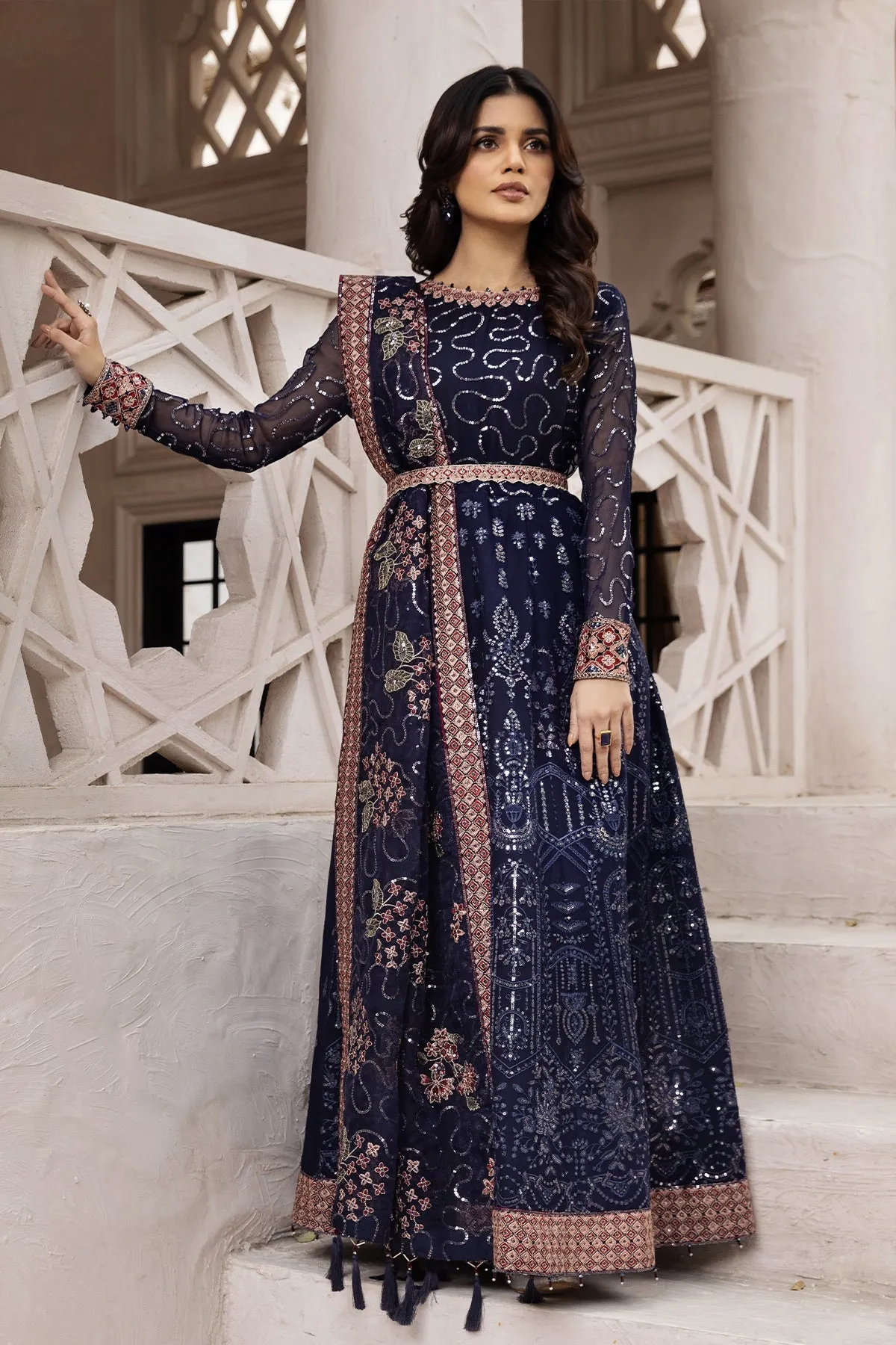 Melike  | Alizeh Fashion Muhtesem Festive Collection 2022 | Unstitched Embroidered Chiffon Suits