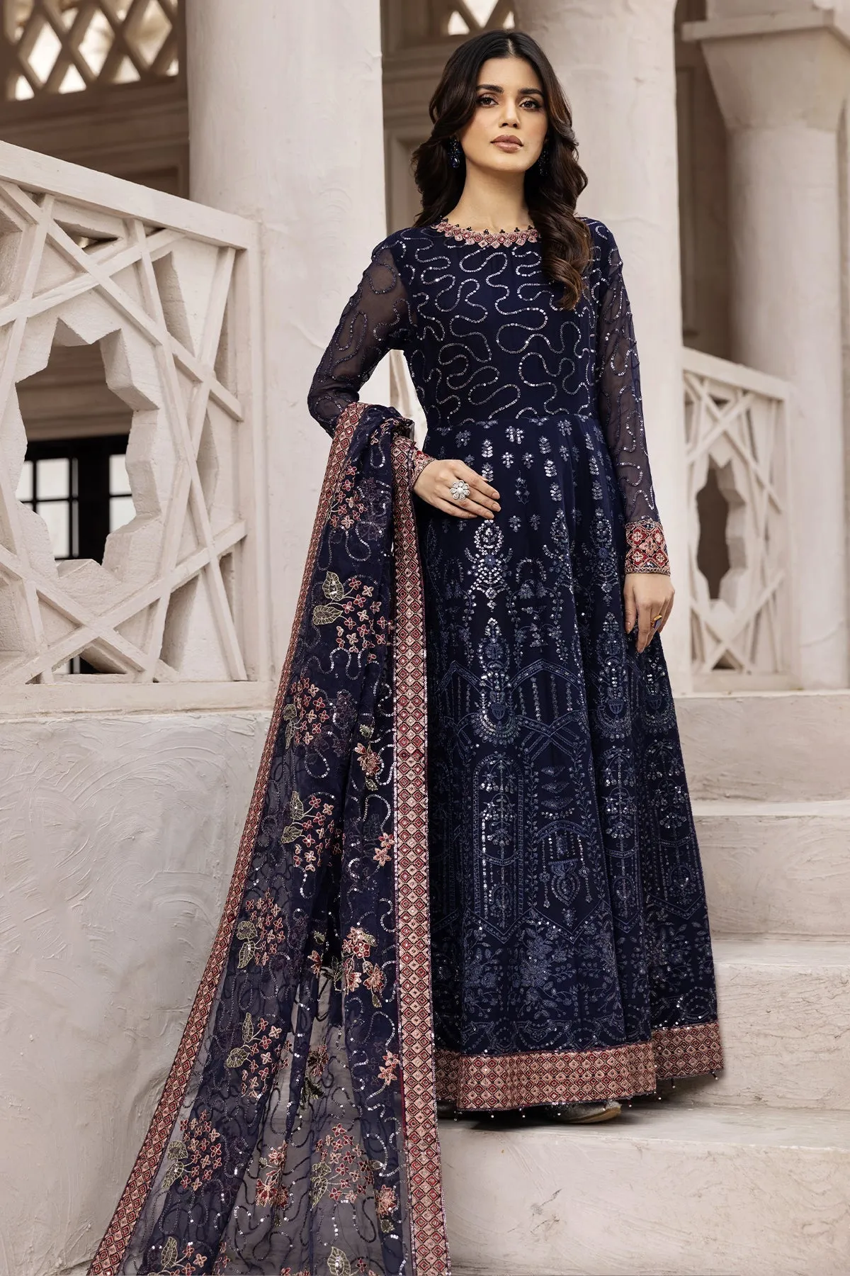 Melike  | Alizeh Fashion Muhtesem Festive Collection 2022 | Unstitched Embroidered Chiffon Suits