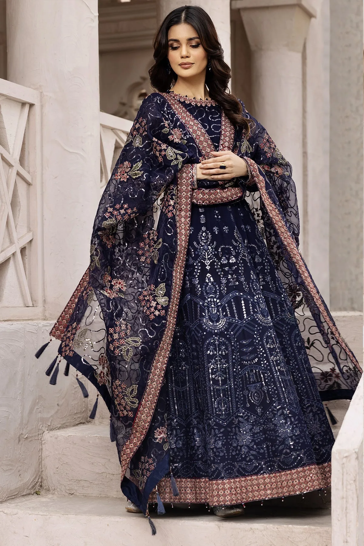 Melike  | Alizeh Fashion Muhtesem Festive Collection 2022 | Unstitched Embroidered Chiffon Suits