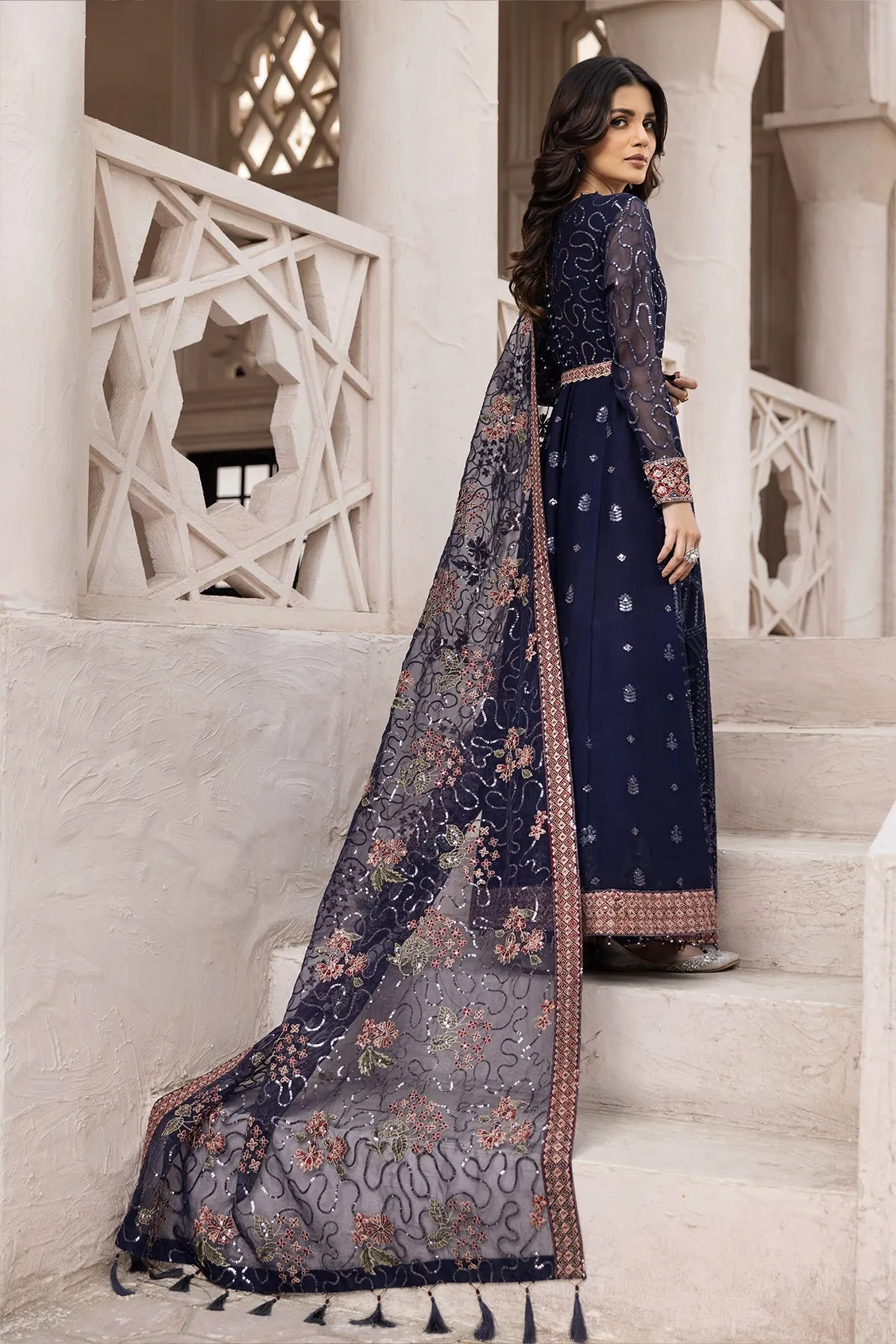 Melike  | Alizeh Fashion Muhtesem Festive Collection 2022 | Unstitched Embroidered Chiffon Suits