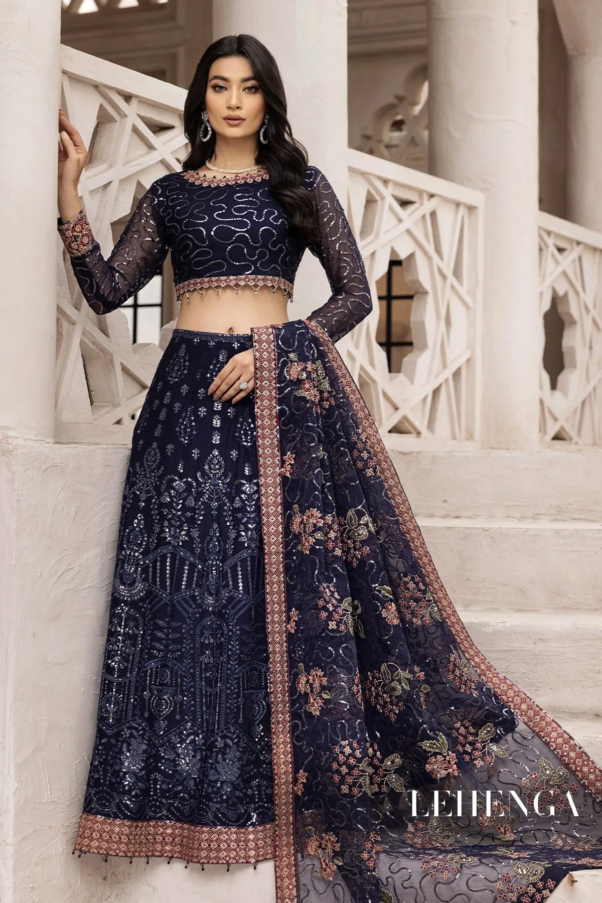 Melike  | Alizeh Fashion Muhtesem Festive Collection 2022 | Unstitched Embroidered Chiffon Suits