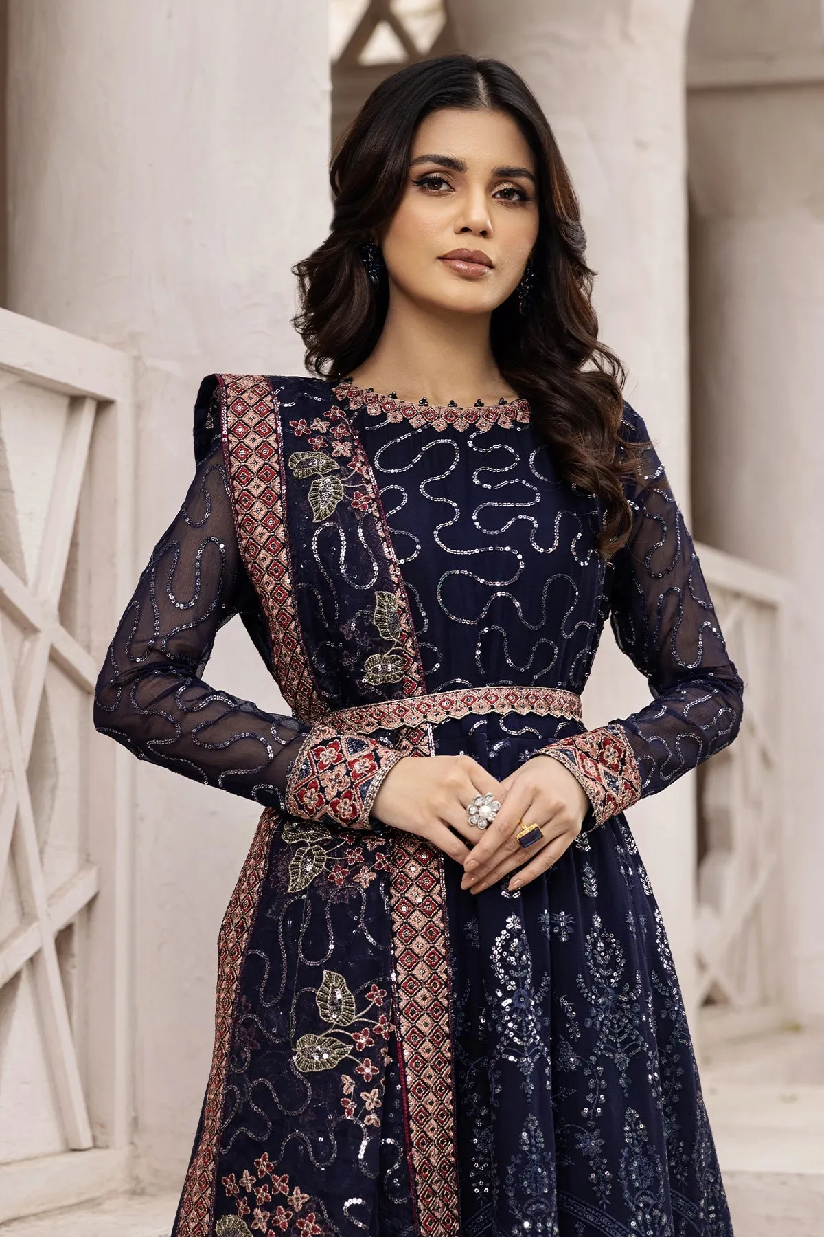 Melike  | Alizeh Fashion Muhtesem Festive Collection 2022 | Unstitched Embroidered Chiffon Suits