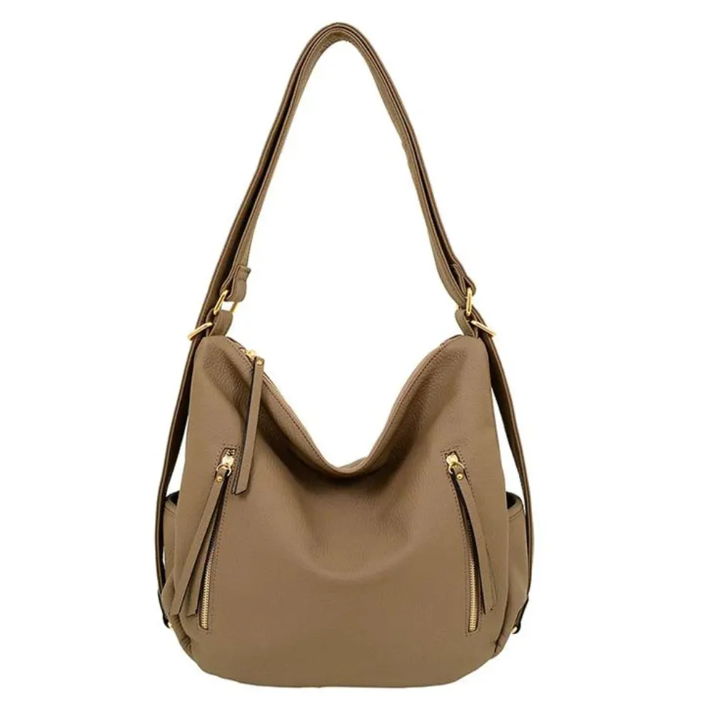 Mellow World Leia Mocha Hobo/Backpack (Women's)