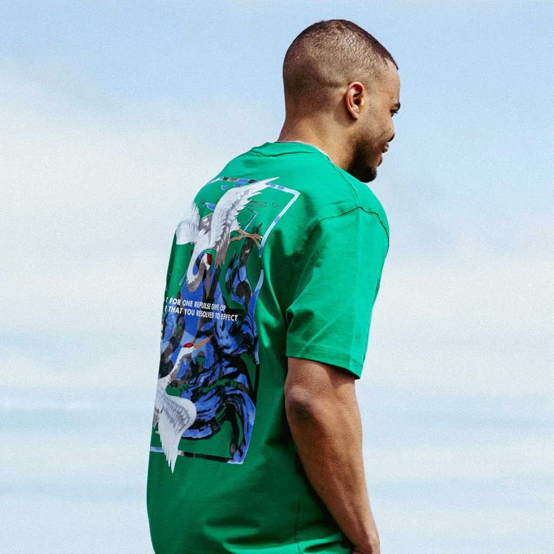 Men's Egret Graphics Short Sleeve T-Shirt