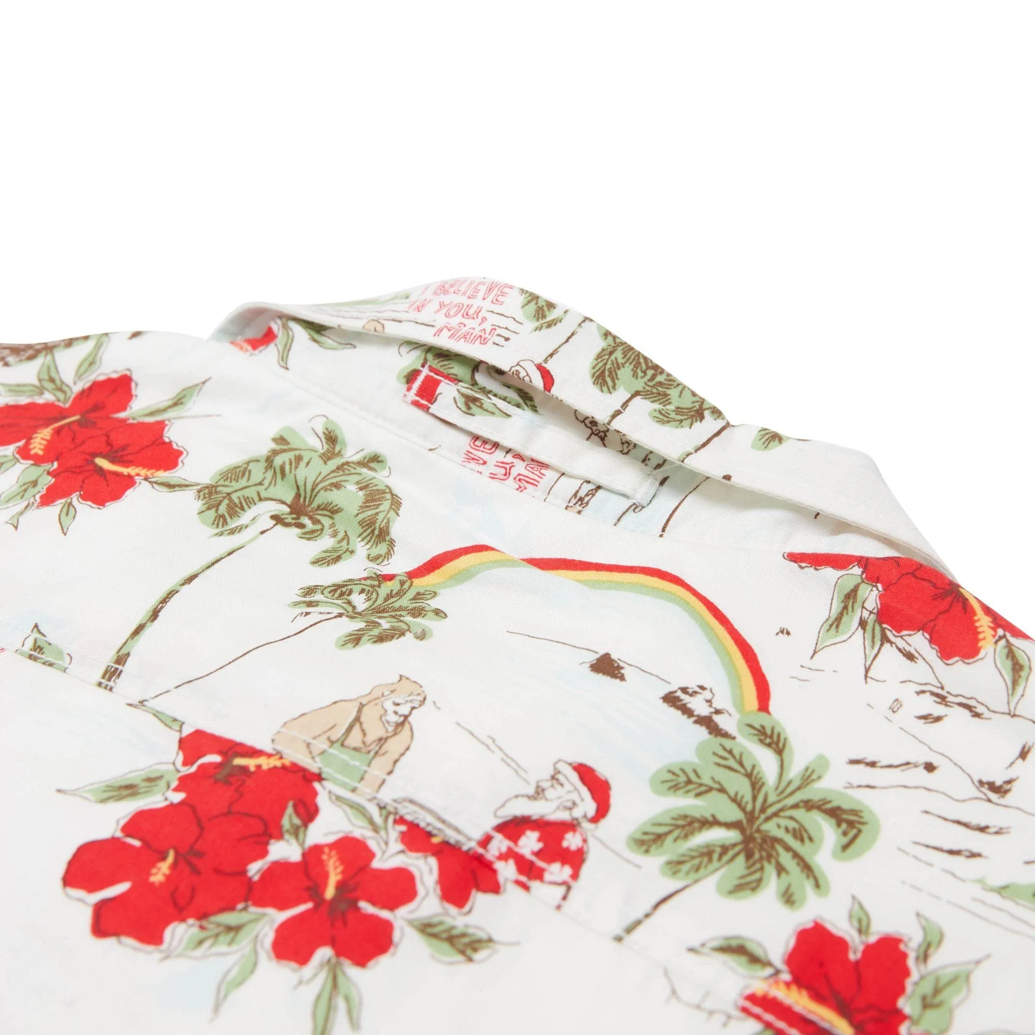 Men’s High Water Shirt - Believe, White Sand