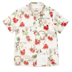 Men’s High Water Shirt - Believe, White Sand
