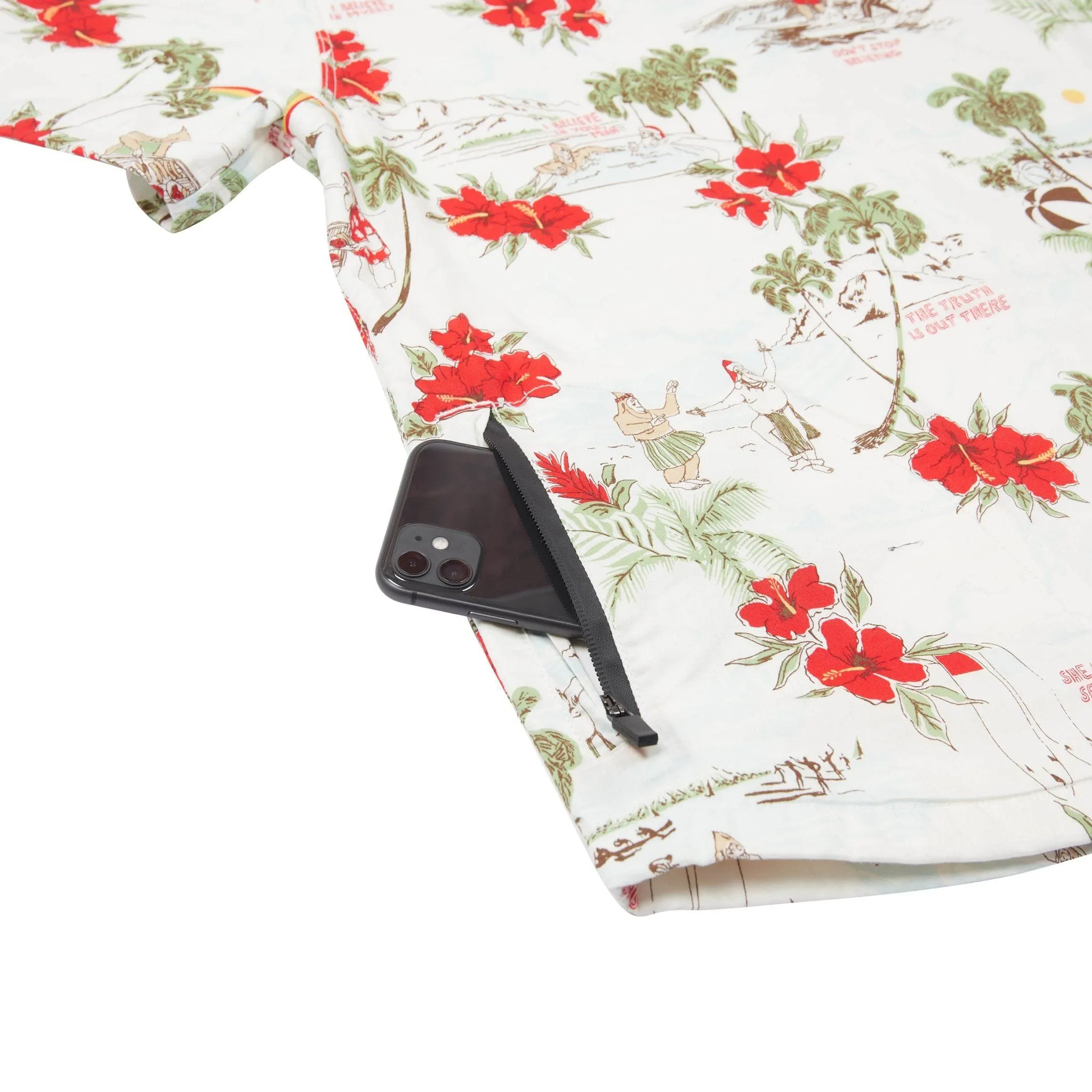 Men’s High Water Shirt - Believe, White Sand