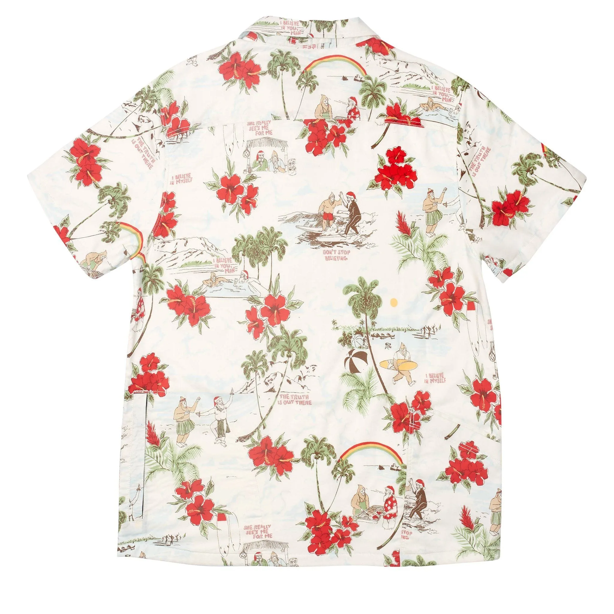 Men’s High Water Shirt - Believe, White Sand
