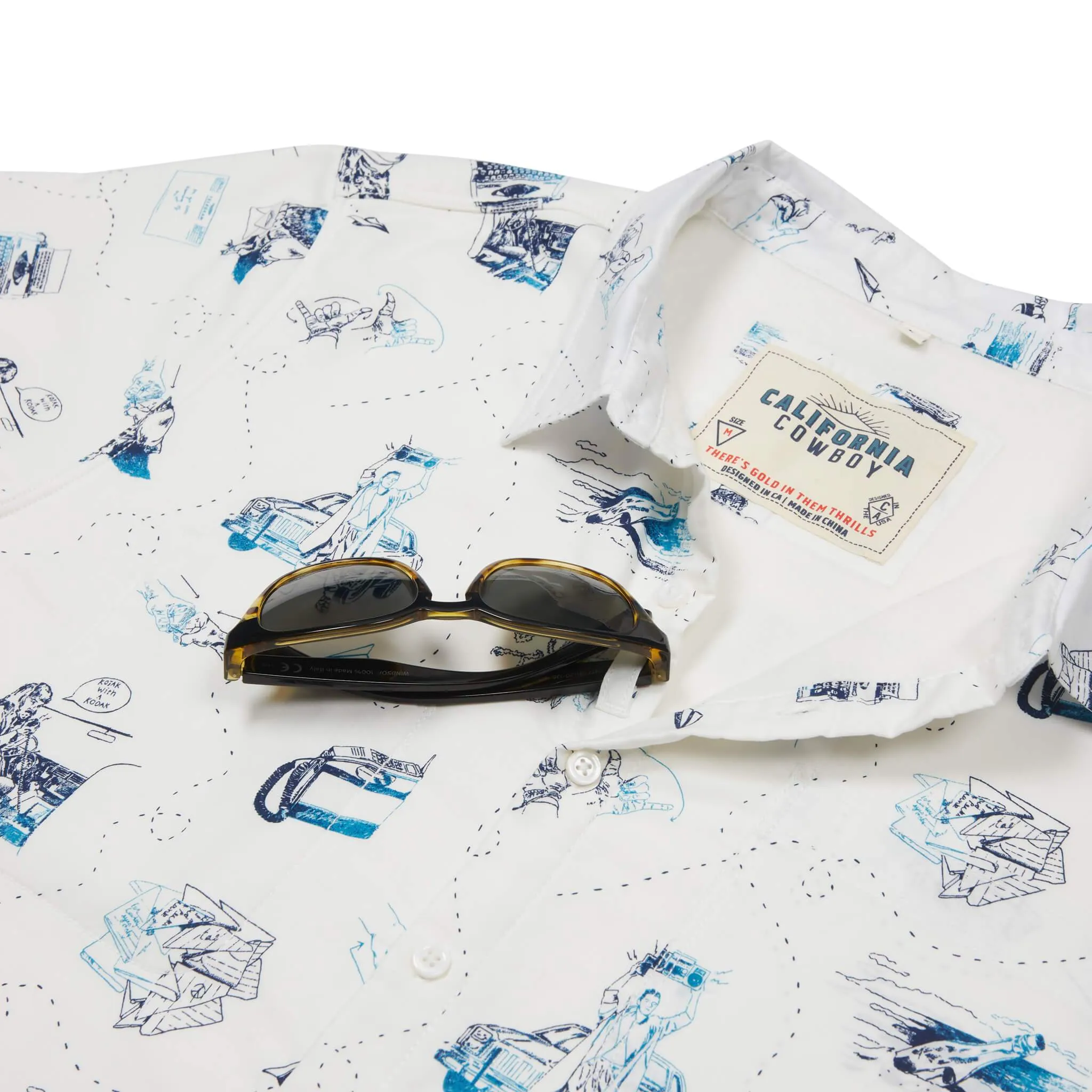 Men’s High Water Shirt - The Analog, White Sand