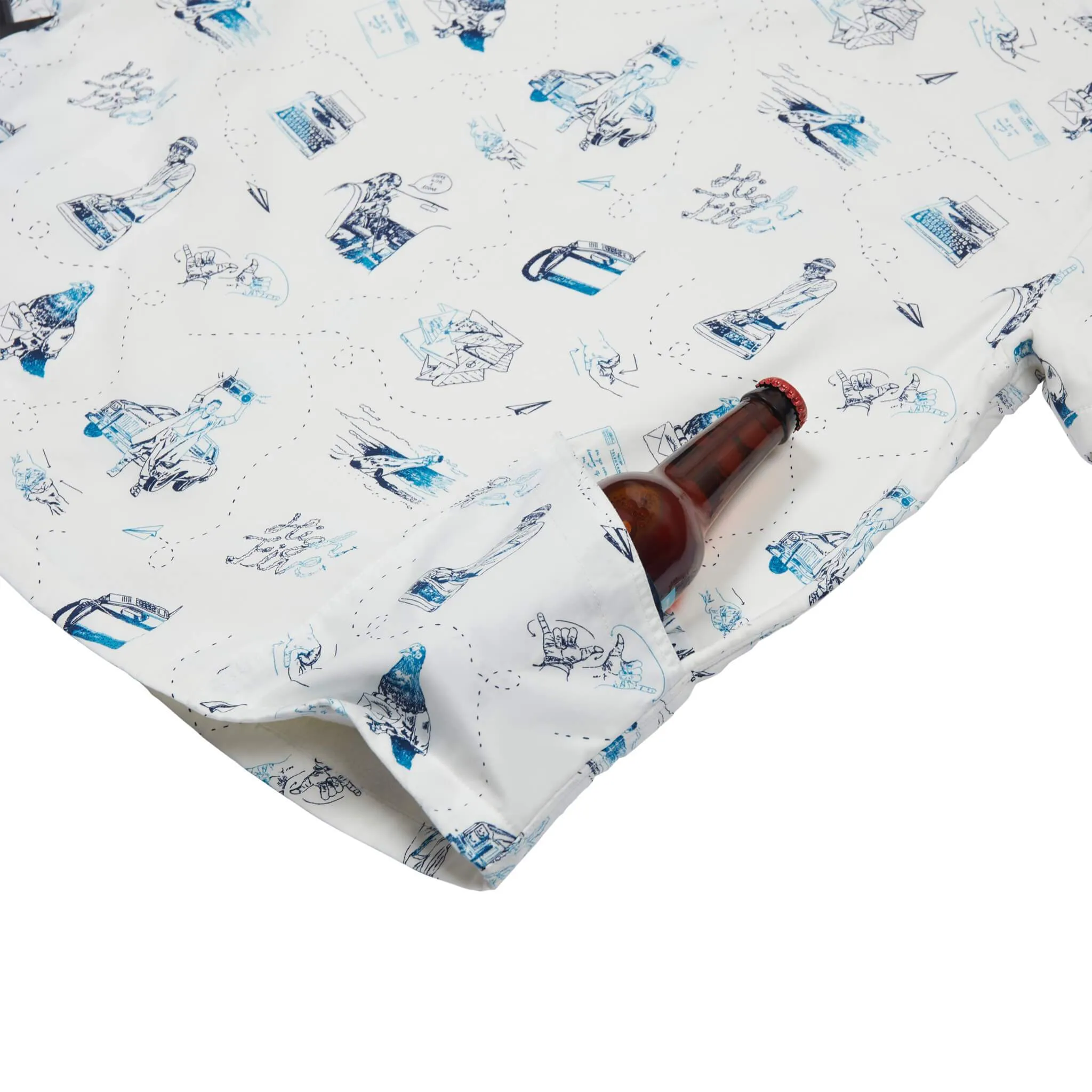 Men’s High Water Shirt - The Analog, White Sand