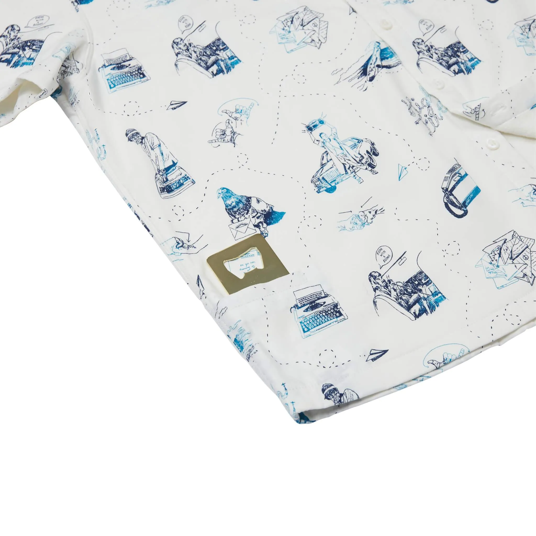 Men’s High Water Shirt - The Analog, White Sand