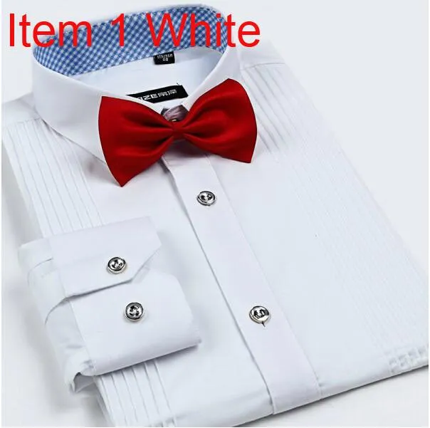 Men's London Busines Shirt With Solid Tie