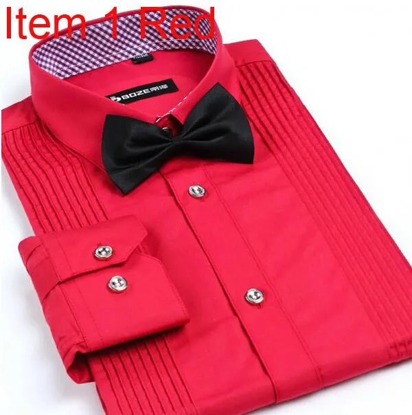 Men's London Busines Shirt With Solid Tie