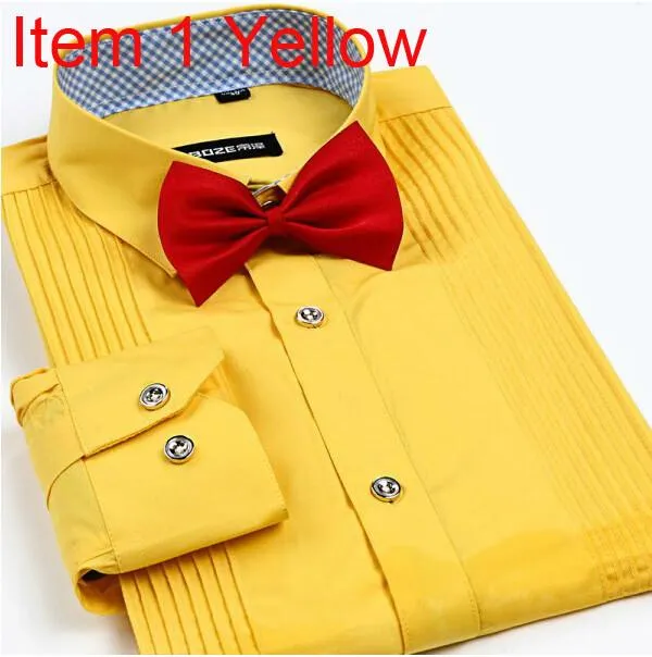 Men's London Busines Shirt With Solid Tie